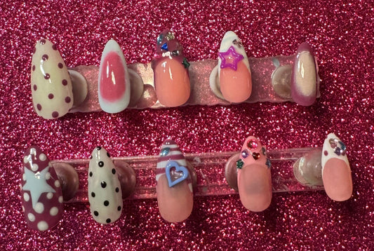 Dots and Strips Press-Ons